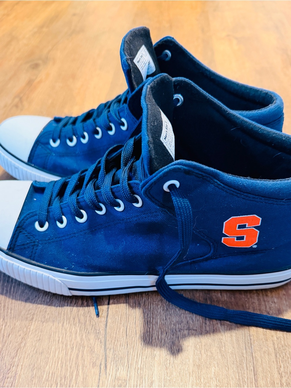 FOCO Blue Canvas Syracuse Men’s Sneakers
